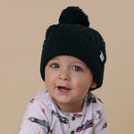 SNUGGLE HUNNY EMERALD KNIT BABY BEANIE