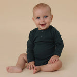 SNUGGLE HUNNY EMERALD LONG SLEEVE BODYSUIT