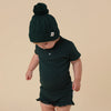 SNUGGLE HUNNY EMERALD SHORT SLEEVE BODYSUIT