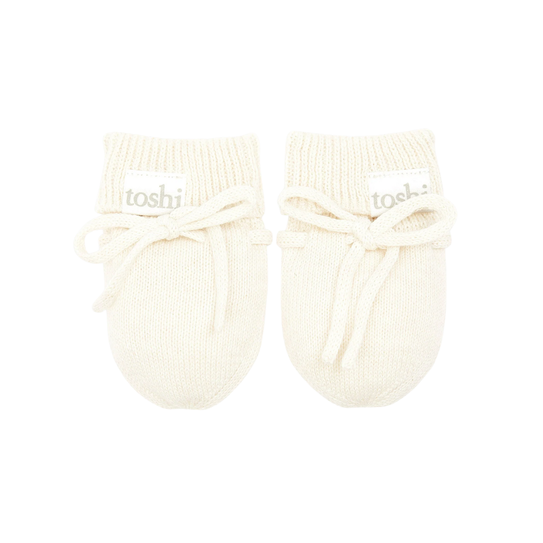 TOSHI ORGANIC MITTENS CREAM