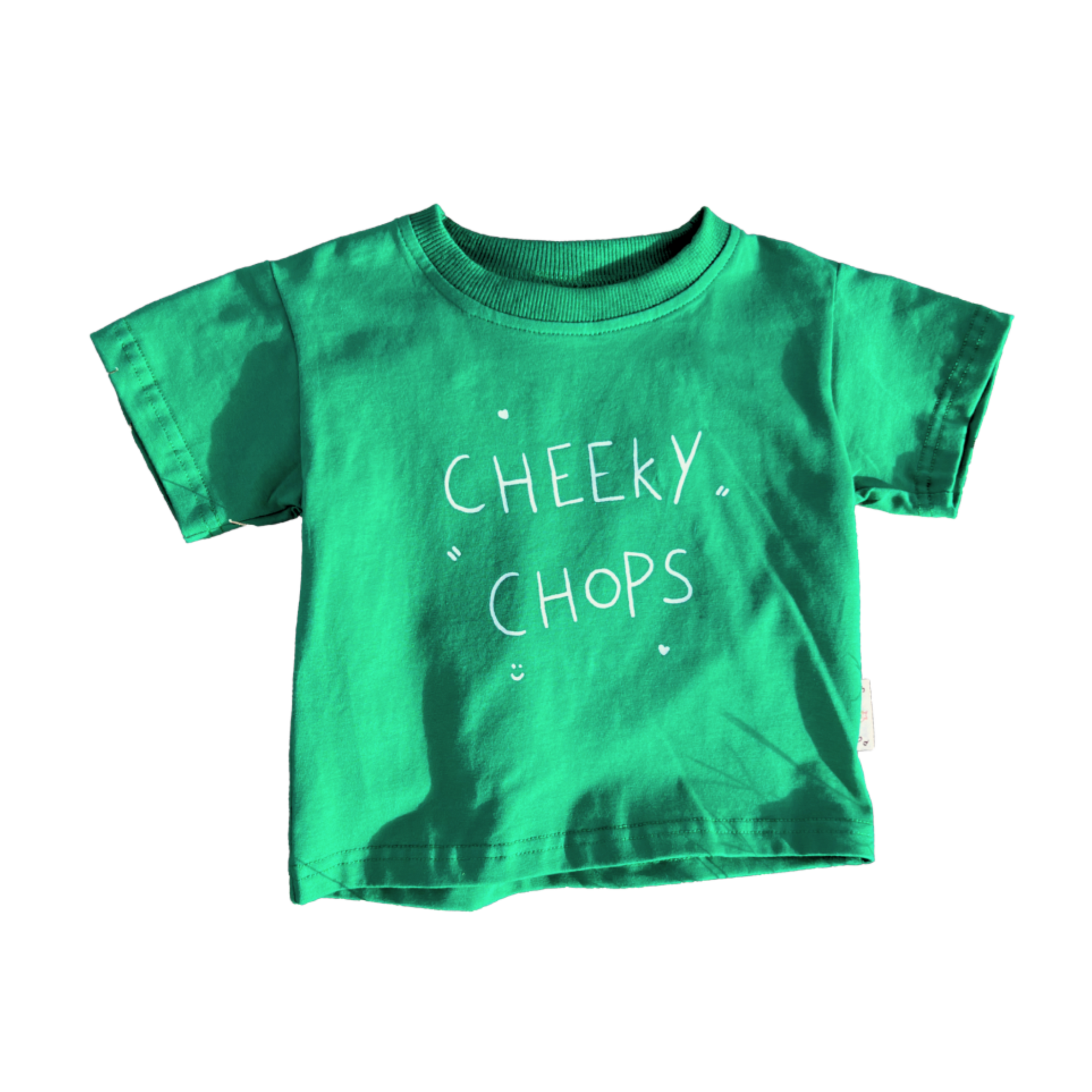 POSS & SOSS CHEEKY CHOPS TEE - EMERALD GREEN