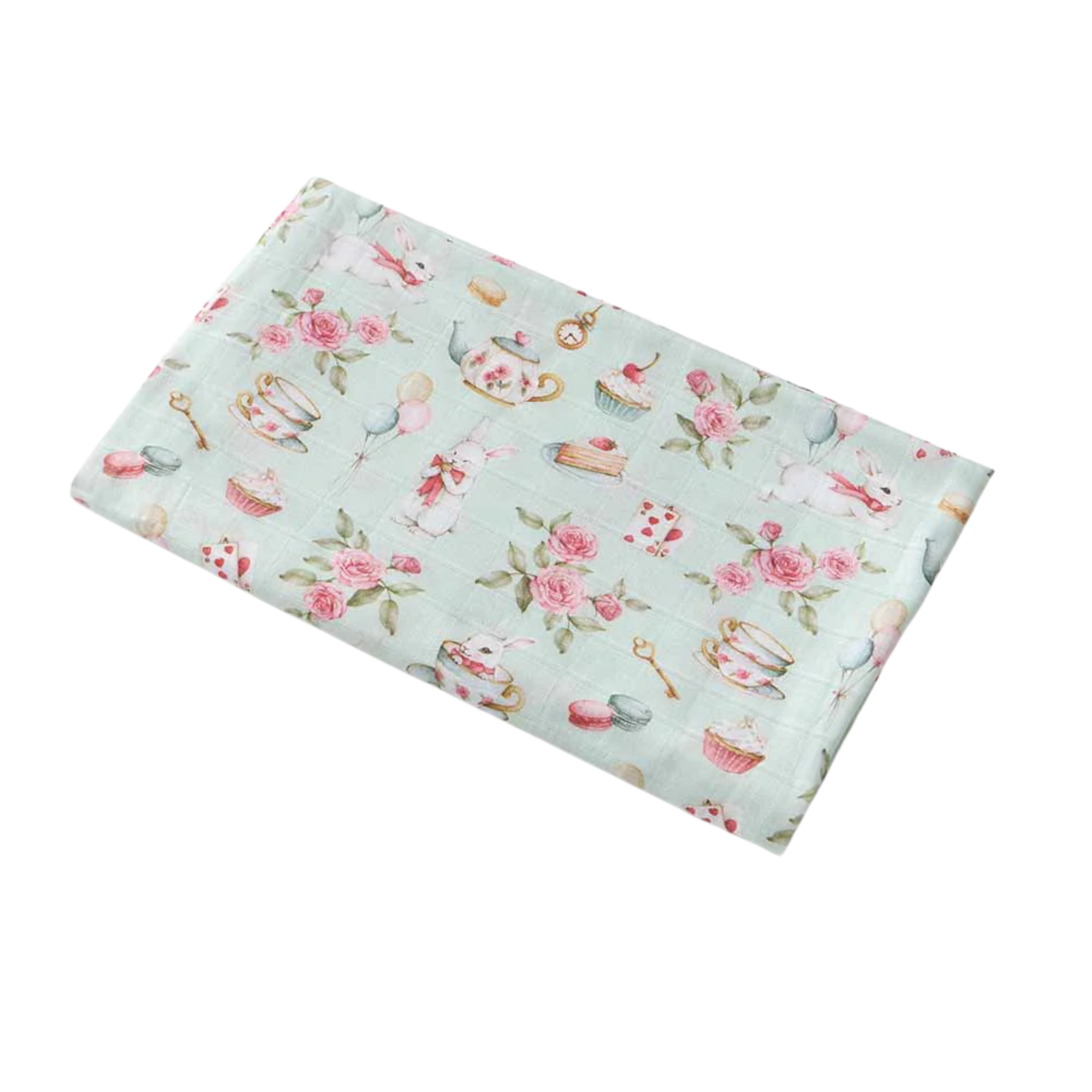 SNUGGLE HUNNY WHITE RABBIT MUSLIN WRAP