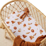 SNUGGLE HUNNY LION BASSINET SHEET / CHANGE PAD COVER