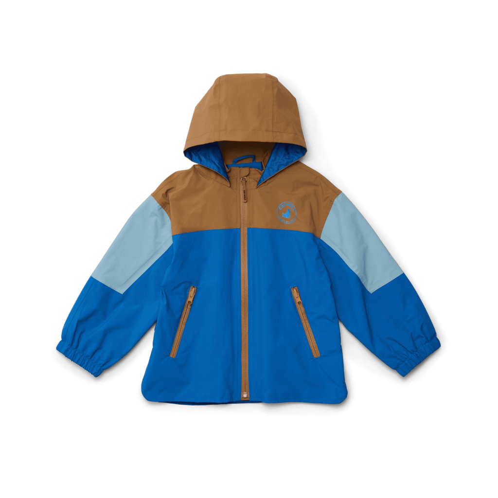 CRYWOLF PACKABLE JACKET OCEAN COLOURBLOCK