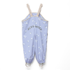 CRYWOLF RAIN OVERALLS - FLORAL PERIWINKLE