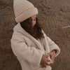 CINNAMON BABY CHUNKY BEANIE - CREAM