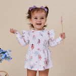 SNUGGLE HUNNY FAIRY GARDEN LONG SLEEVE DRESS