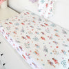 SNUGGLE HUNNY FAIRY GARDEN BASSINET SHEET / CHANGE PAD COVER