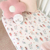 SNUGGLE HUNNY FAIRY GARDEN FITTED COT SHEET