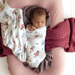SNUGGLE HUNNY FAIRY GARDEN JERSEY WRAP & TOPKNOT SET