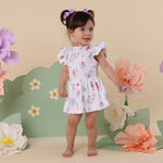 SNUGGLE HUNNY FAIRY GARDEN SHORT SLEEVE DRESS