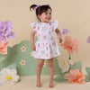 SNUGGLE HUNNY FAIRY GARDEN SHORT SLEEVE DRESS