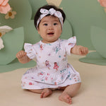SNUGGLE HUNNY FAIRY GARDEN SHORT SLEEVE DRESS