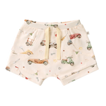 SNUGGLE HUNNY VINTAGE CARS SHORTS