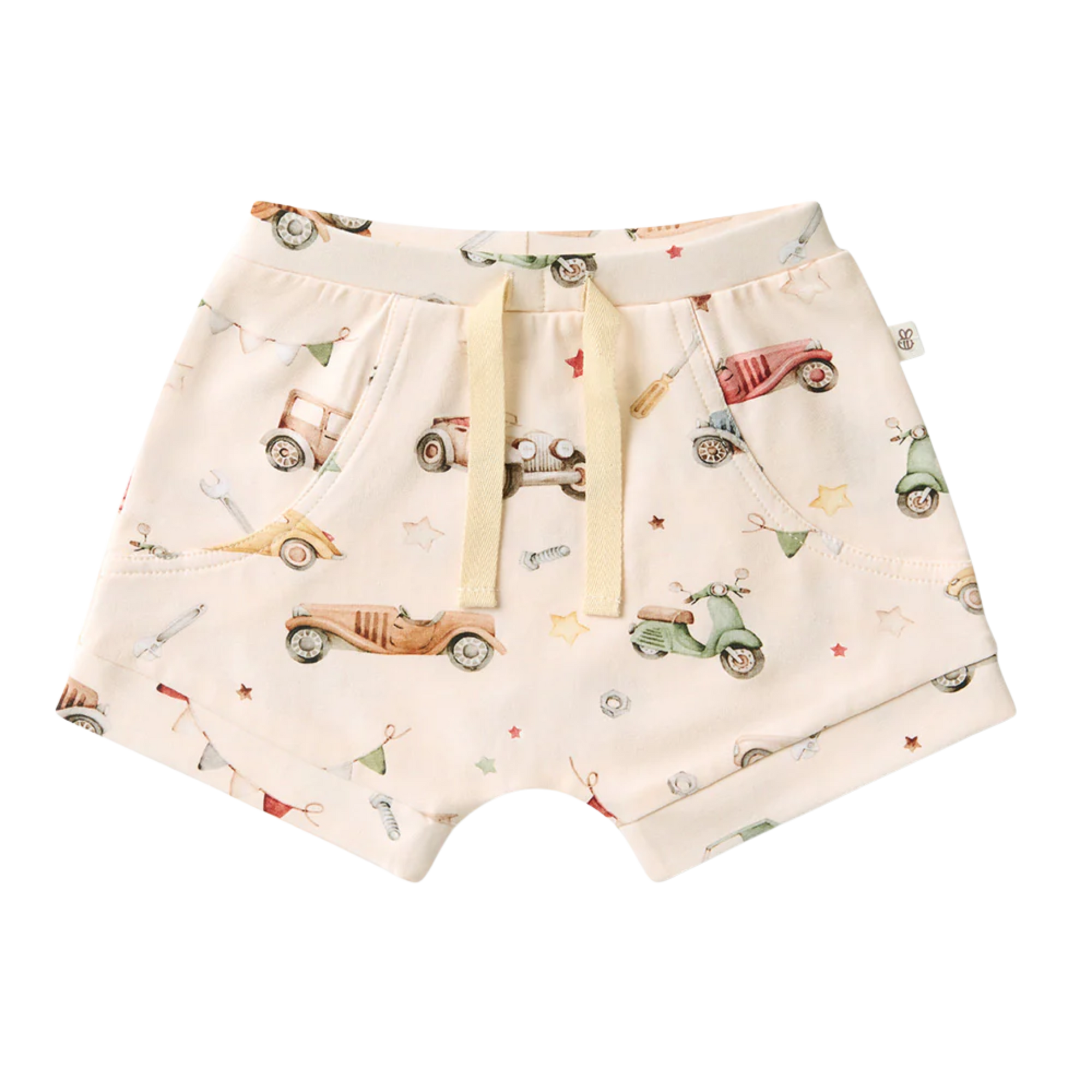 SNUGGLE HUNNY VINTAGE CARS SHORTS