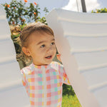 CRYWOLF BABY RASH SUIT - POP GINGHAM