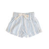 CINNAMON BABY BLUE SUMMER LINEN SHORTS