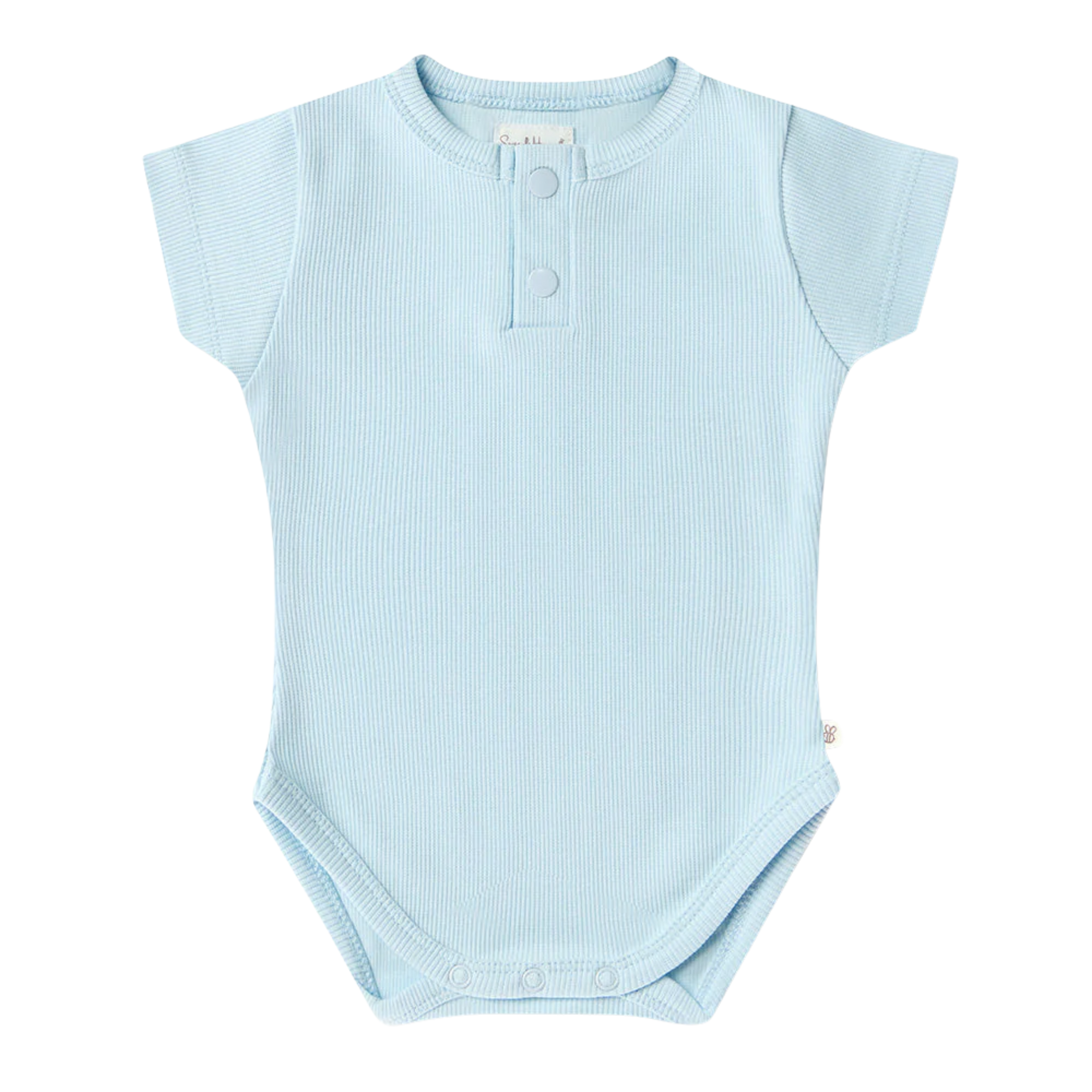 SNUGGLE HUNNY BABY BLUE SHORT SLEEVE BODYSUIT