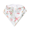 SNUGGLE HUNNY WHITE RABBIT DRIBBLE BIB