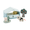 DONE BY DEER TINY FARM PLAY SET - DOTTI COLOUR MIX