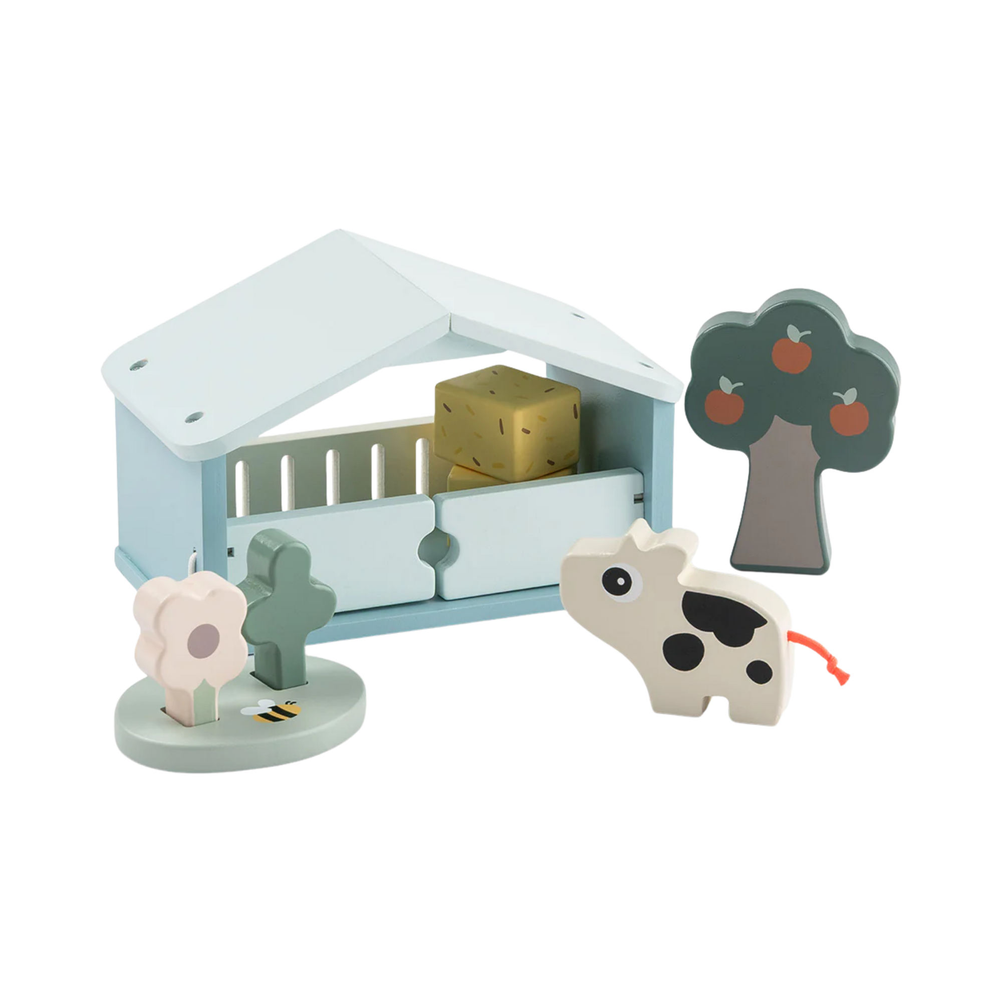 DONE BY DEER TINY FARM PLAY SET - DOTTI COLOUR MIX
