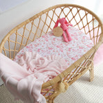 SNUGGLE HUNNY FLAMINGO BASSINET SHEET / CHANGE PAD COVER