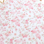 SNUGGLE HUNNY FLAMINGO BASSINET SHEET / CHANGE PAD COVER
