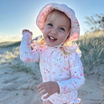 SNUGGLE HUNNY FLAMINGOS FRILL SWIMSUIT