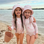 SNUGGLE HUNNY FLAMINGOS FRILL SWIMSUIT