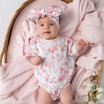 SNUGGLE HUNNY FLAMINGOS OVERSIZED ROMPER