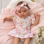 SNUGGLE HUNNY FLAMINGOS SHORT SLEEVE DRESS