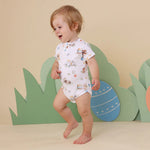 SNUGGLE HUNNY FLOPSY BUNNIES SHORT SLEEVE BODYSUIT