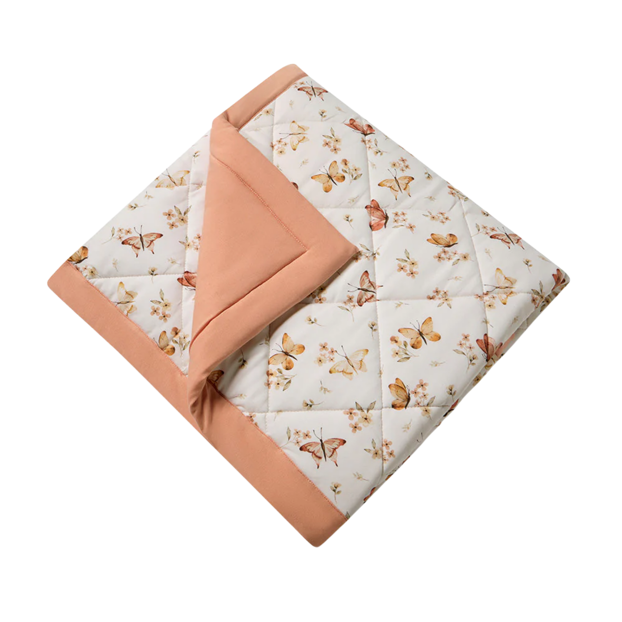 SNUGGLE HUNNY BUTTERFLY ORGANIC COTTON COT COMFORTER