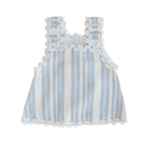CINNAMON BABY BLUE SUMMER WAVE TOP