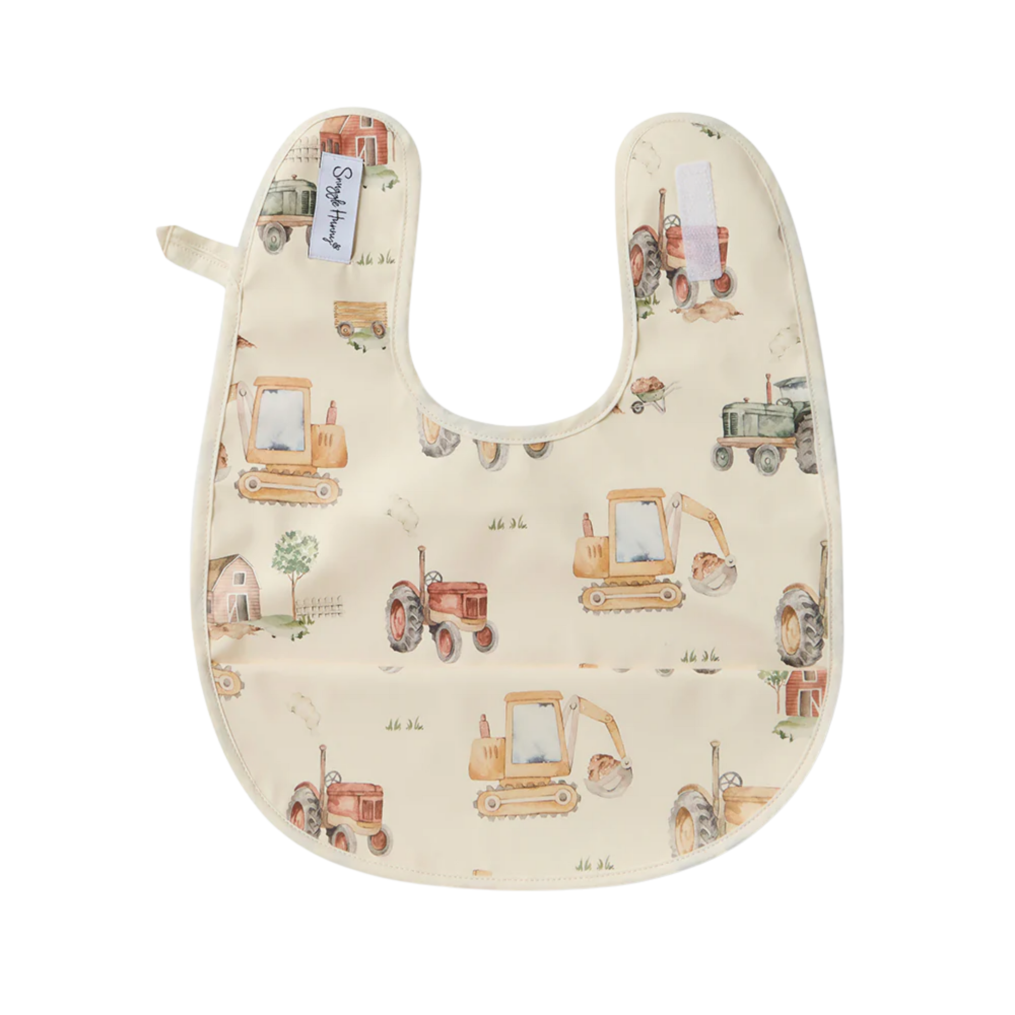 SNUGGLE HUNNY DIGGERS & TRACTORS SNUGGLE BIB