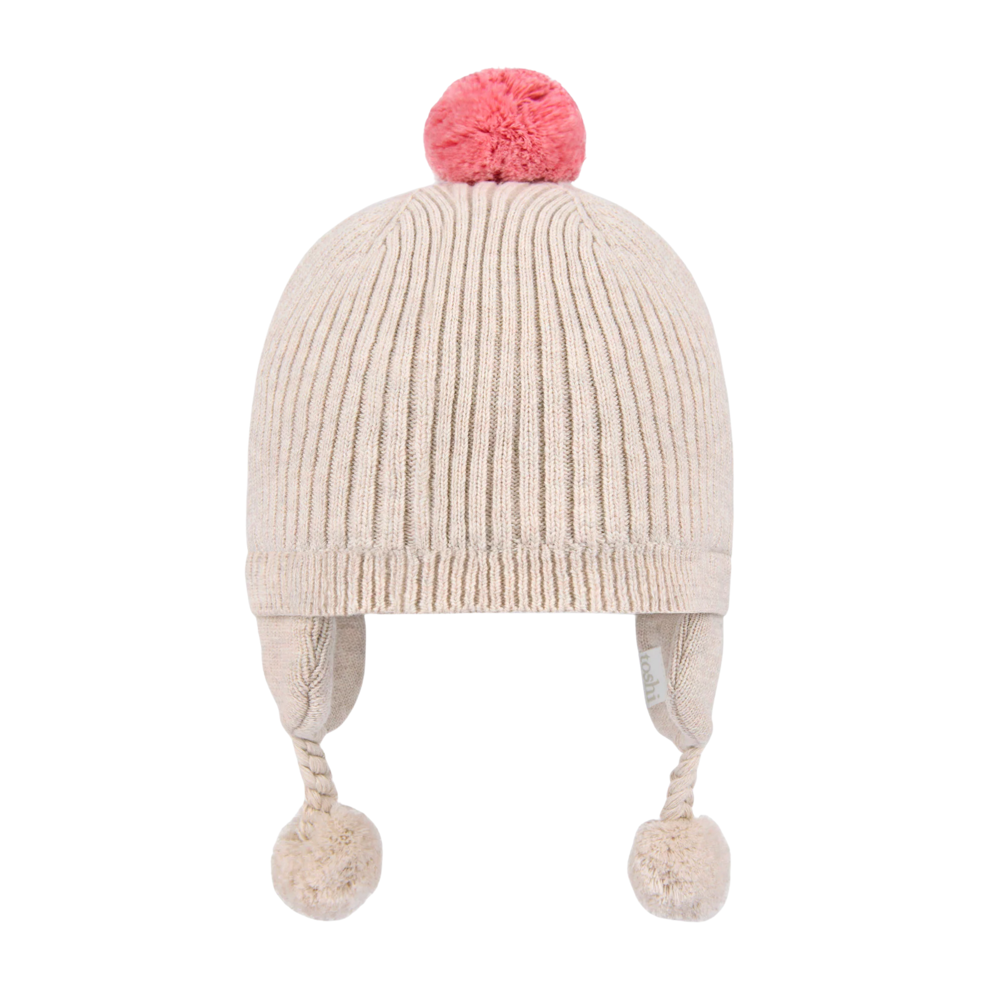 TOSHI EARMUFF BOBBY / OATMEAL