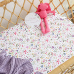 SNUGGLE HUNNY GRACIE BASSINET SHEET / CHANGE PAD COVER