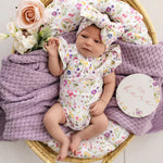 SNUGGLE HUNNY GARCIE SHORT SLEEVE BODYSUIT WITH FRILL