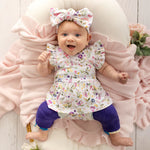 SNUGGLE HUNNY GRACIE SHORT SLEEVE DRESS