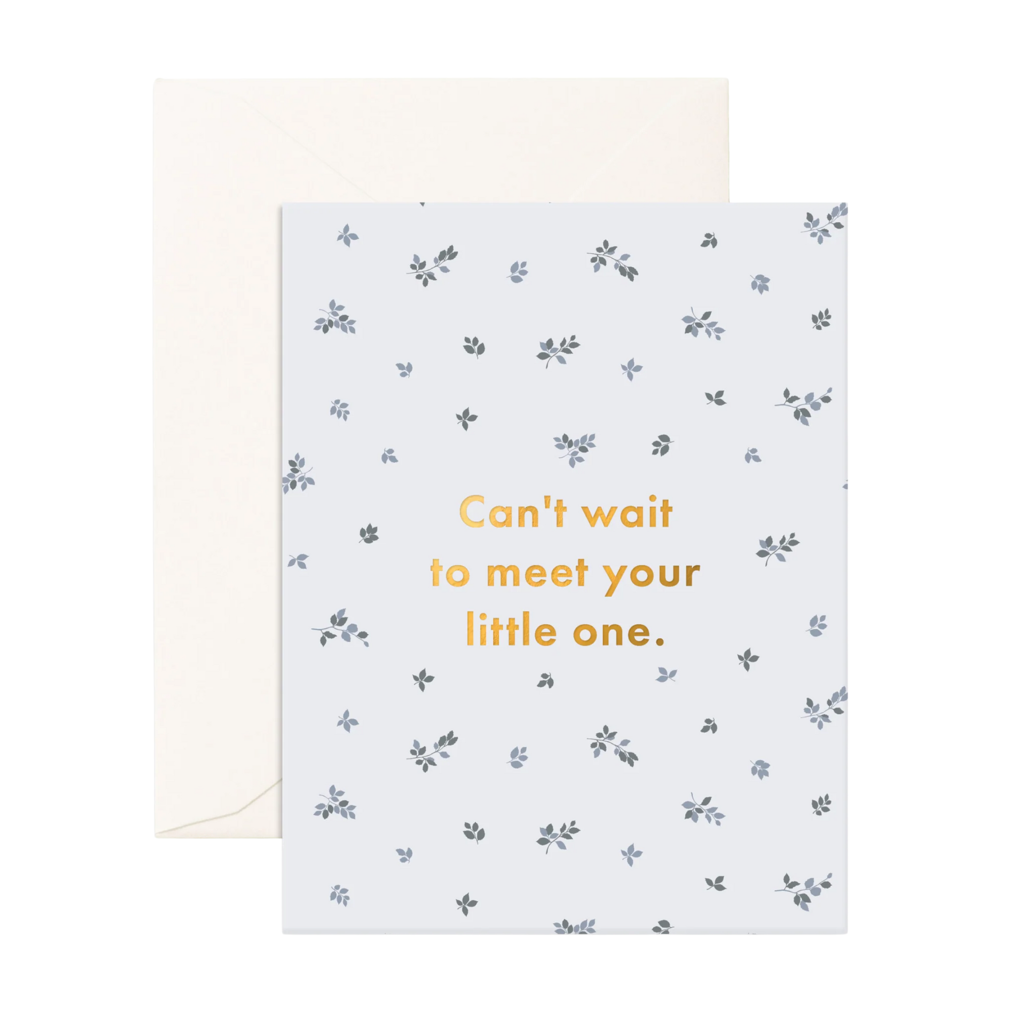 FOX & FALLOW MEET LITTLE ONE BLUEBELL GREETING CARD