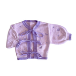 POSS & SOSS HEART TIE UP CARDIGAN - TWILIGHT
