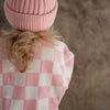 CINNAMON BABY CHUNKY BEANIE - PINK