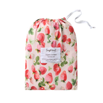 SNUGGLE HUNNY STRAWBERRY FITTED COT SHEET