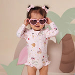 SNUGGLE HUNNY ICE CREAM FRILL SWIMSUIT