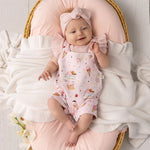 SNUGGLE HUNNY ICE CREAMS OVERALL SHORTS