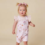 SNUGGLE HUNNY ICE CREAMS OVERALL SHORTS