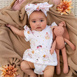 SNUGGLE HUNNY ICE CREAMS SHORT SLEEVE DRESS