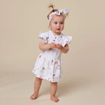 SNUGGLE HUNNY ICE CREAMS SHORT SLEEVE DRESS
