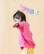 DEAR DARCY I'M PRETTY JUMPER - PINK & YELLOW