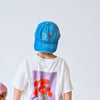 DEAR DARCY STOP AND SMELL THE ROSES CAP - BLUE
